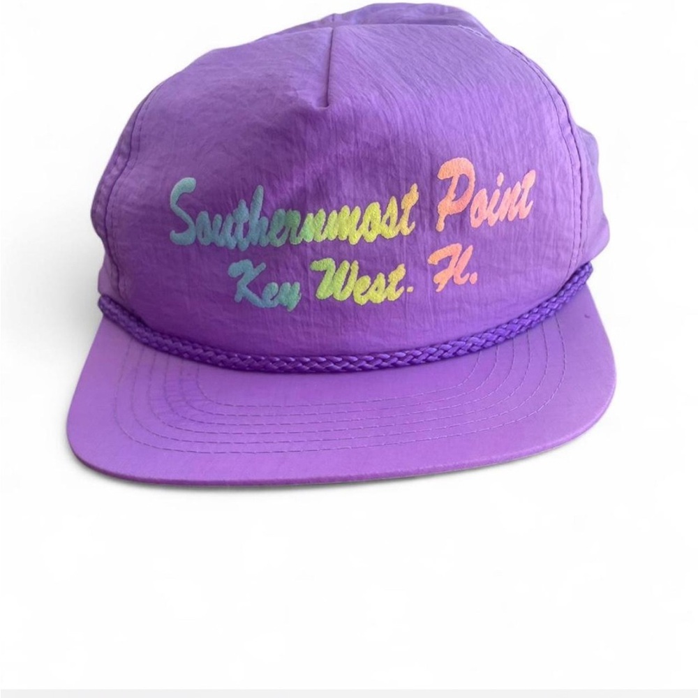 Vintage Purple Nylon Southernmost Point Cap